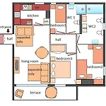 アパート Bitacora Comfortable Quiet Flat Near The *