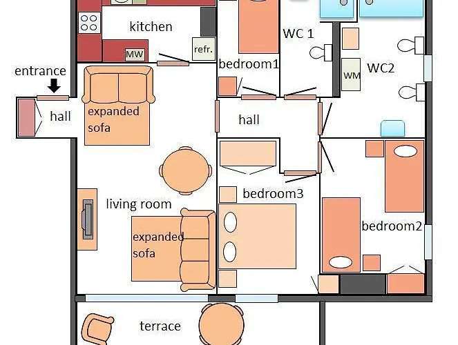 Apartamento Bitacora Comfortable Quiet Flat Near The *